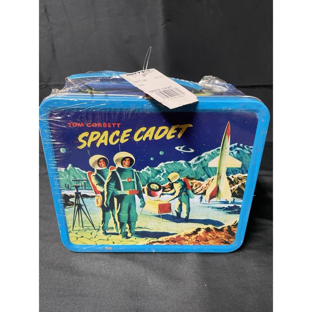 Tom Corbett Space Cadet Lunchbox Vintage Reproduction Sealed w Tag Brainiaks